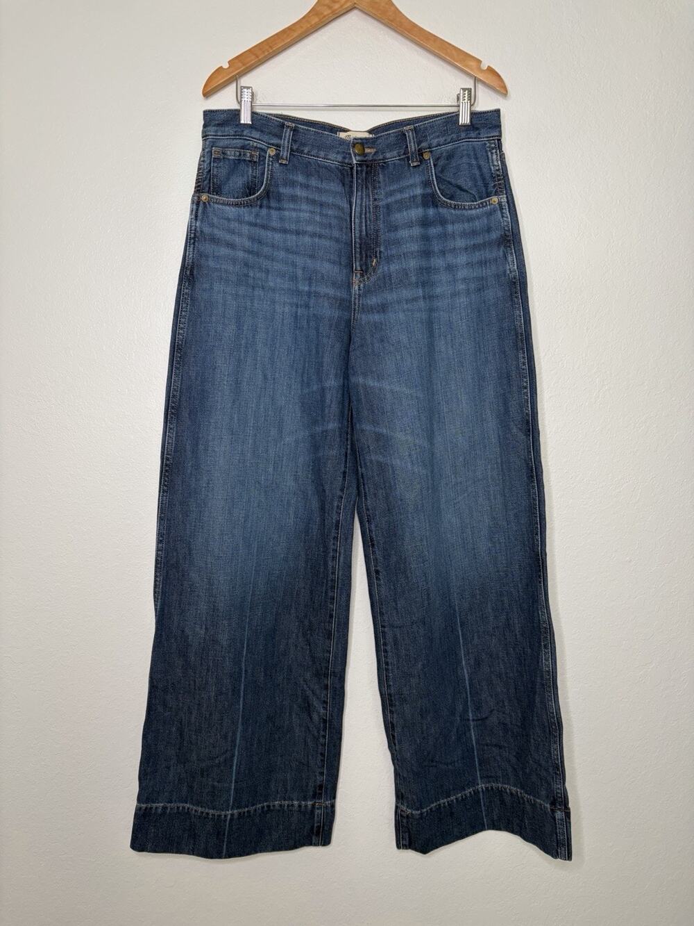 Madewell Superwide Leg Jeans in Ellsworth Wash Women's Size 31